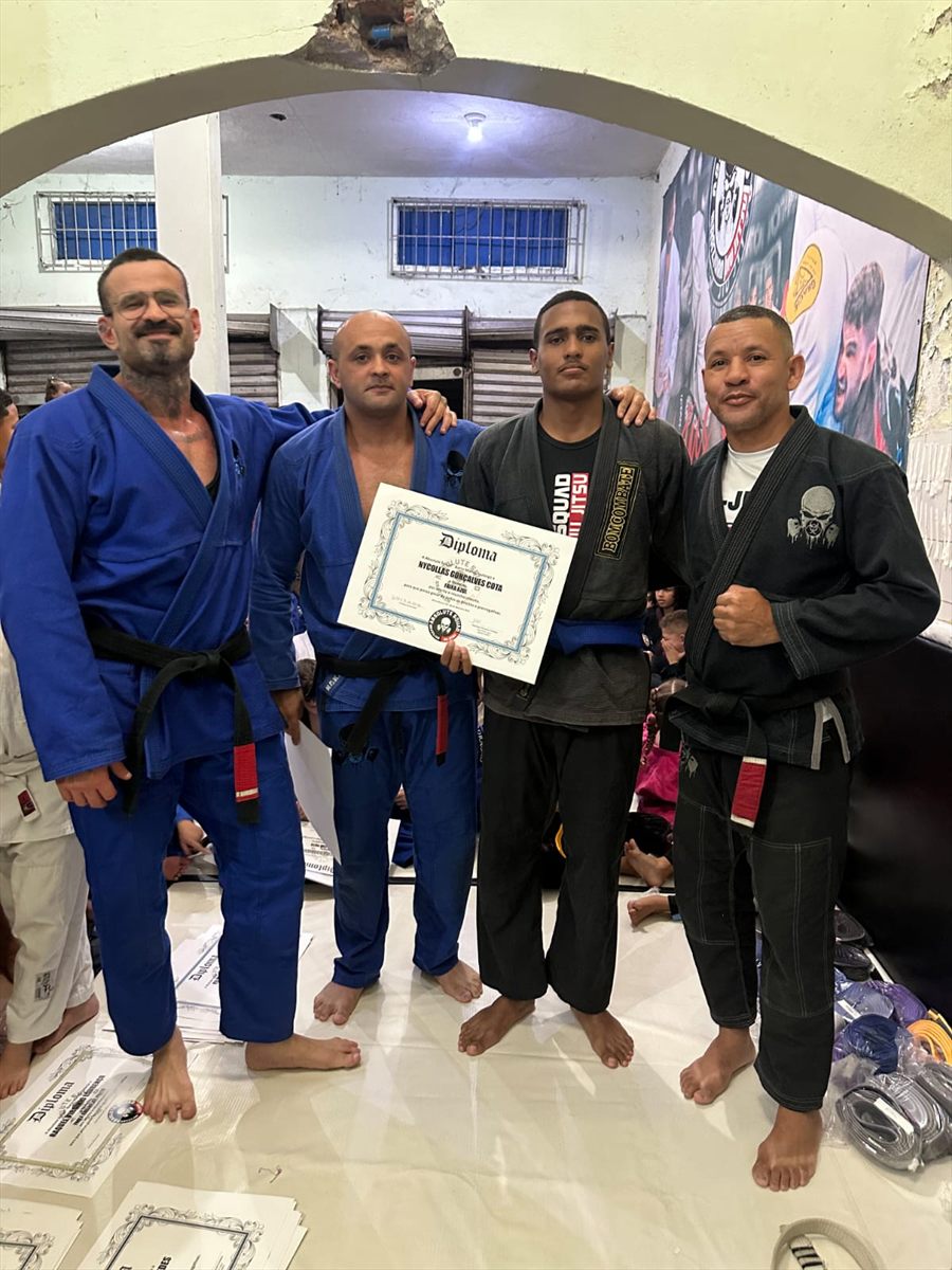 Cerimônia de graduação de jiu-jitsu